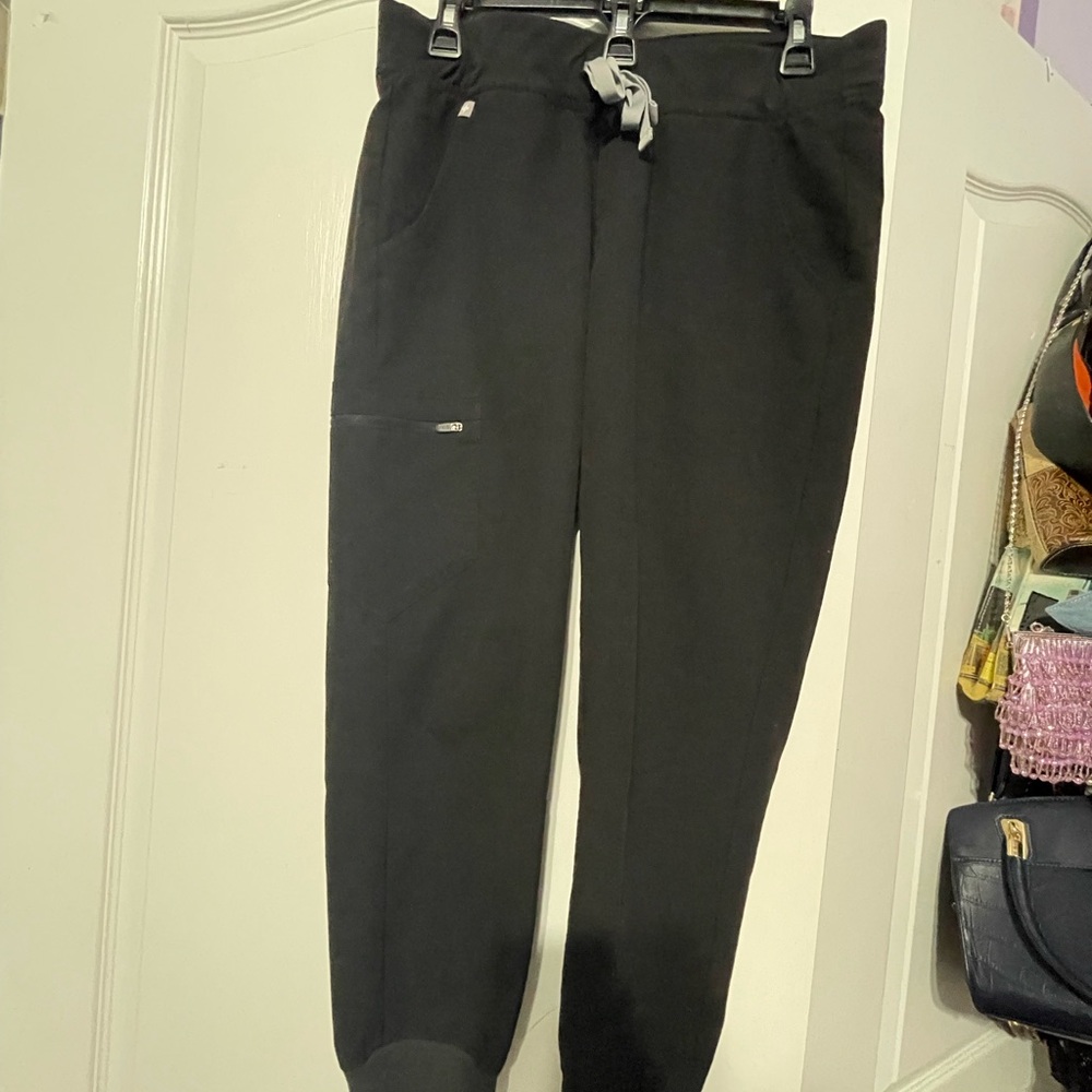 Figs Black Jogger Pants